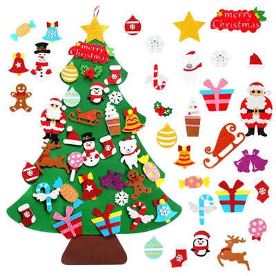 Felt Christmas Tree for Toddlers Felt Christmas Tree for Toddlers
