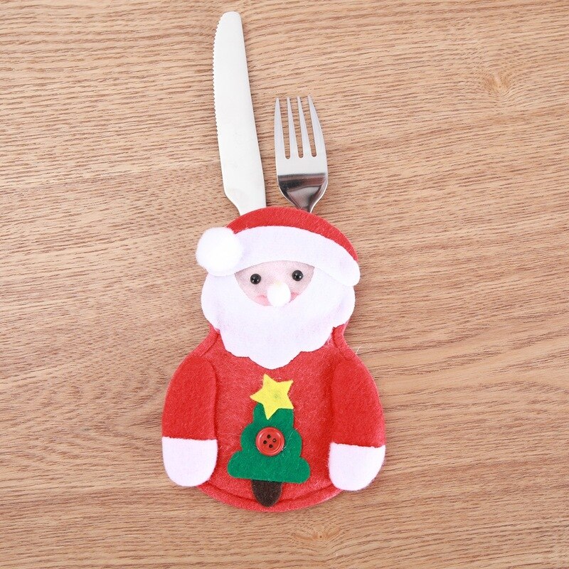 Felt Christmas Utensil Holder (8 pcs) Felt Christmas Utensil Holder (8 pcs)