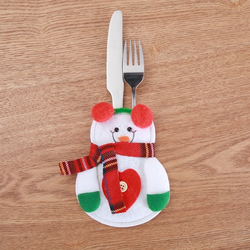 Felt Christmas Utensil Holder (8 pcs) Felt Christmas Utensil Holder (8 pcs)