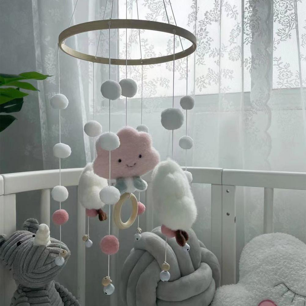 Felt Cloud Cot Mobile Windchime Felt Cloud Cot Mobile Windchime
