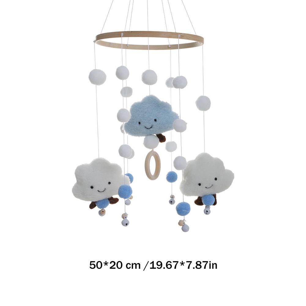 Felt Cloud Cot Mobile Windchime Felt Cloud Cot Mobile Windchime