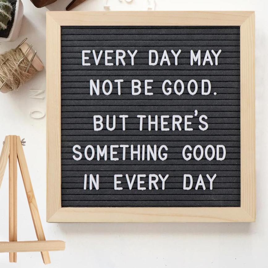 Felt Letter Board DIY Message Board