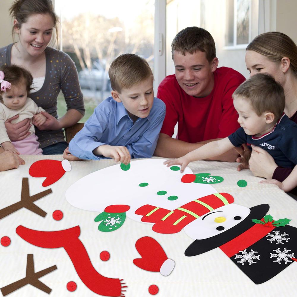 Felt Snowman DIY Christmas Decor Felt Snowman DIY Christmas Decor