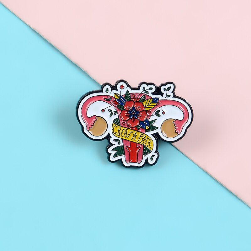 Feminist Uterus Pin Brooch Feminist Uterus Pin Brooch