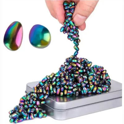 Ferrite Putty Colorful Over 500 Weak Magnetic Ferrite Stones Satisfying Magnet Rocks Desk Toys for Office and Fidget Ferrite Putty Colorful Over 500 Weak Magnetic Ferrite Stones Satisfying Magnet Rocks Desk Toys for Office and Fidget