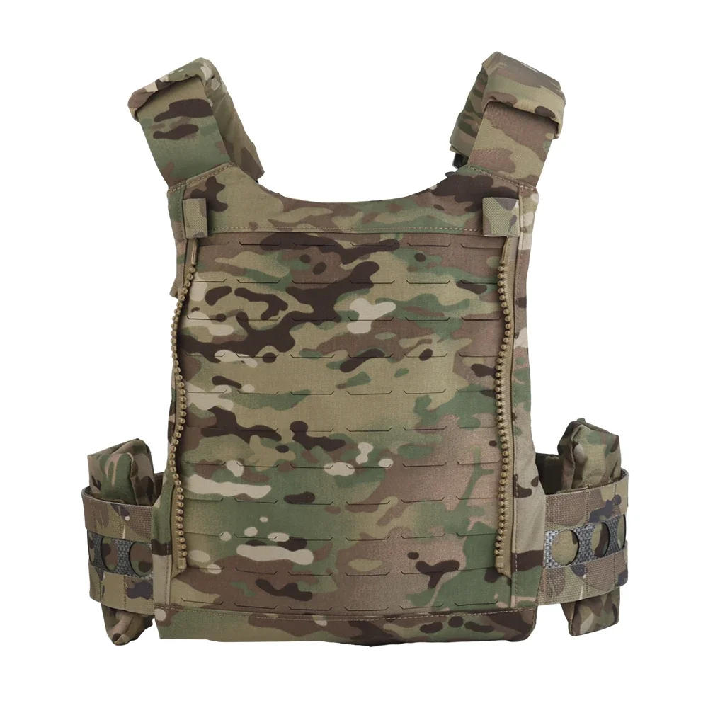 Ferro V5 FCPC Hunting Plate Carrier Modular Portable MOLLE Airsoft Training Triple Magazine Pouch With Zip On Back