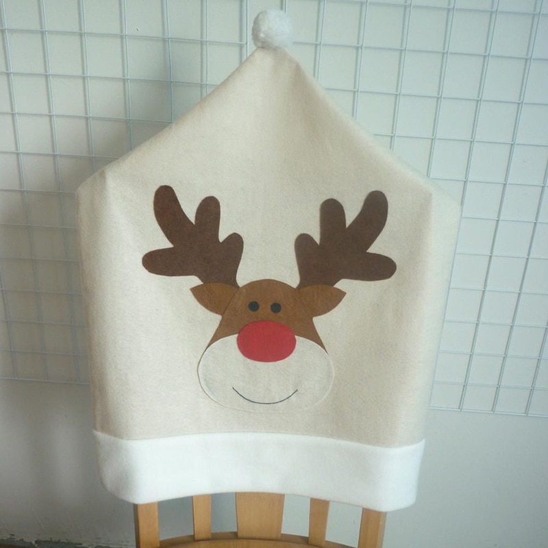Festive Fabric Christmas Dining Chair Covers Festive Fabric Christmas Dining Chair Covers