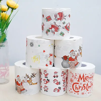 Festive Xmas Toilet Paper Roll