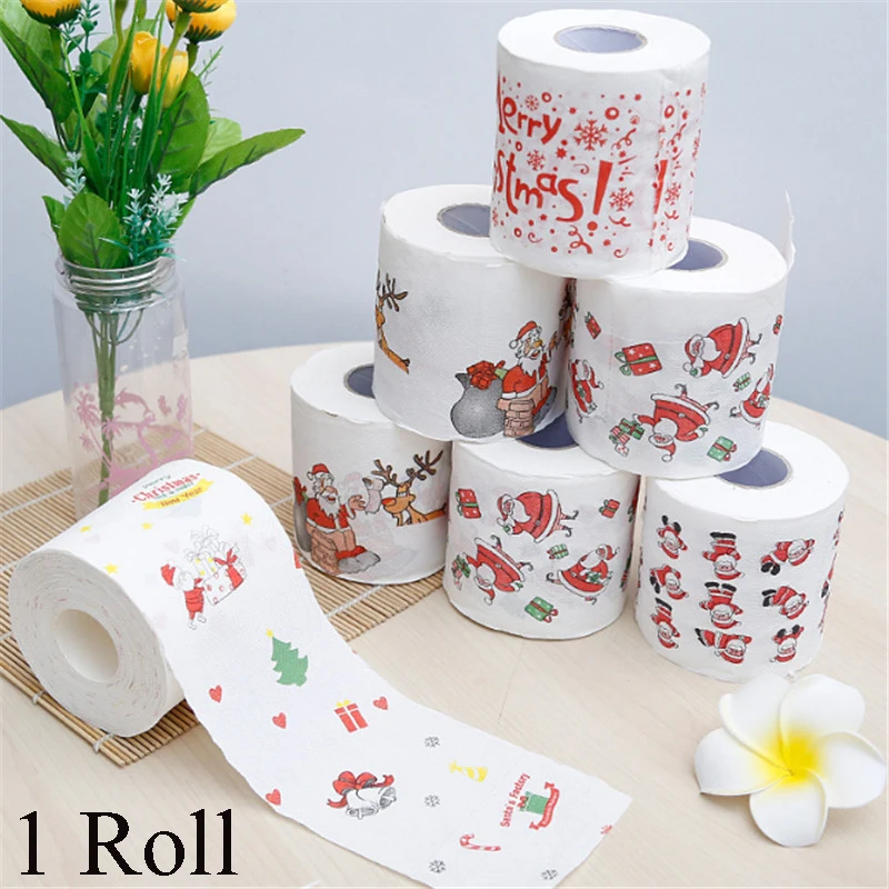 Festive Xmas Toilet Paper Roll