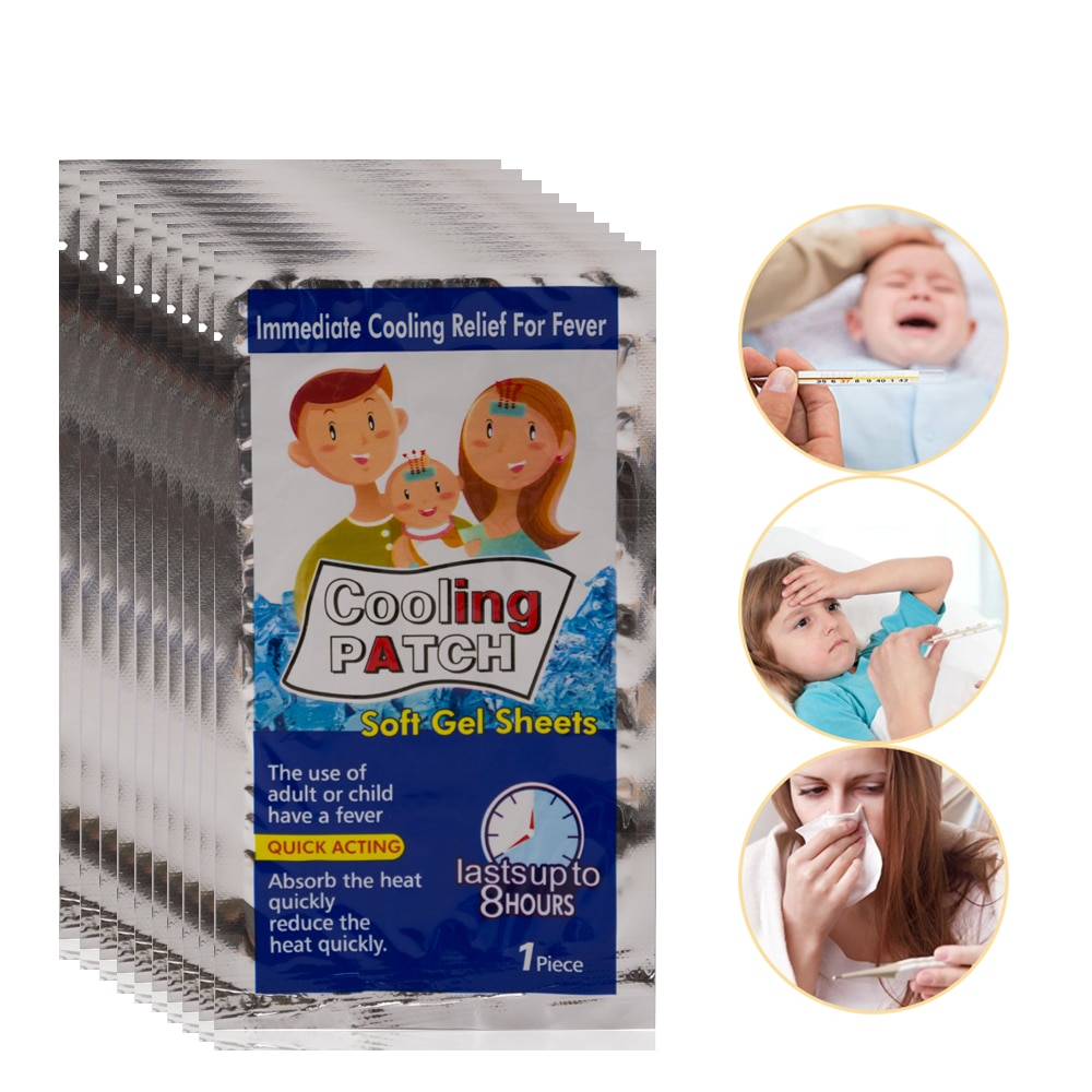 Fever Patch Headache Relief Pads (10 PCS) Fever Patch Headache Relief Pads (10 PCS)