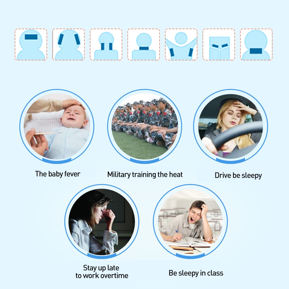 Fever Patch Headache Relief Pads (10 PCS) Fever Patch Headache Relief Pads (10 PCS)