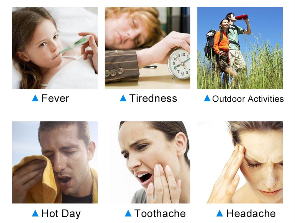 Fever Patch Headache Relief Pads (10 PCS) Fever Patch Headache Relief Pads (10 PCS)