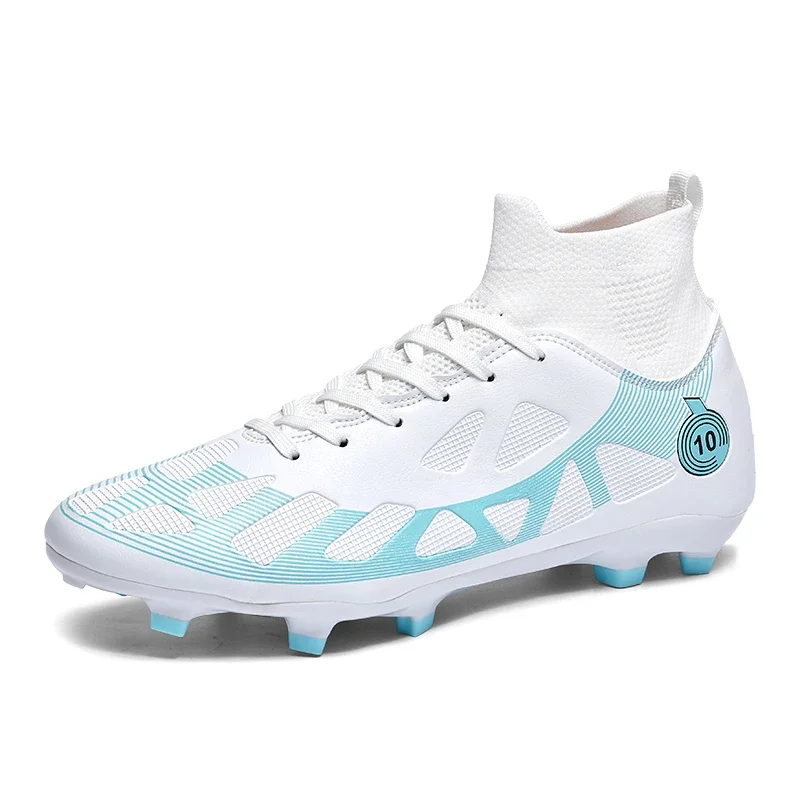 FG/TF Ankle Cleats Men Soccer Shoes Football Field Boots Children Anti Slip Sneakers Futsal Professional Training