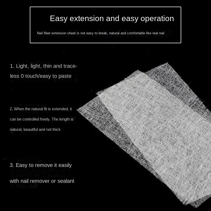Fiberglass Nail Wrap for Manicure (20 pcs)
