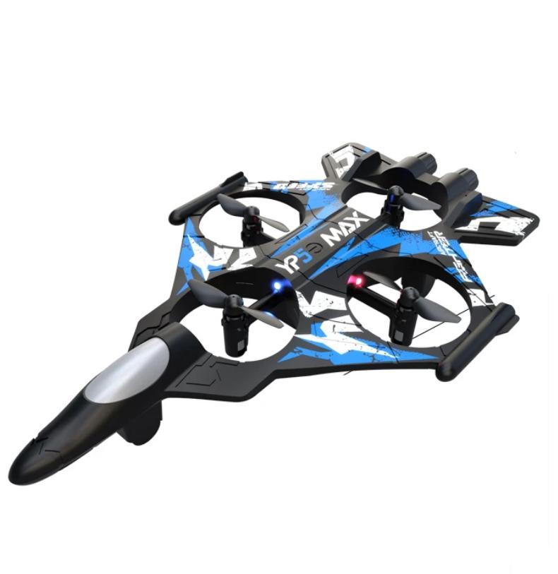 Fighter Jet Quadcopter Drone Stunt Light RC Airplane Four Channels Stationary Flight High Altitude Rolling Effects