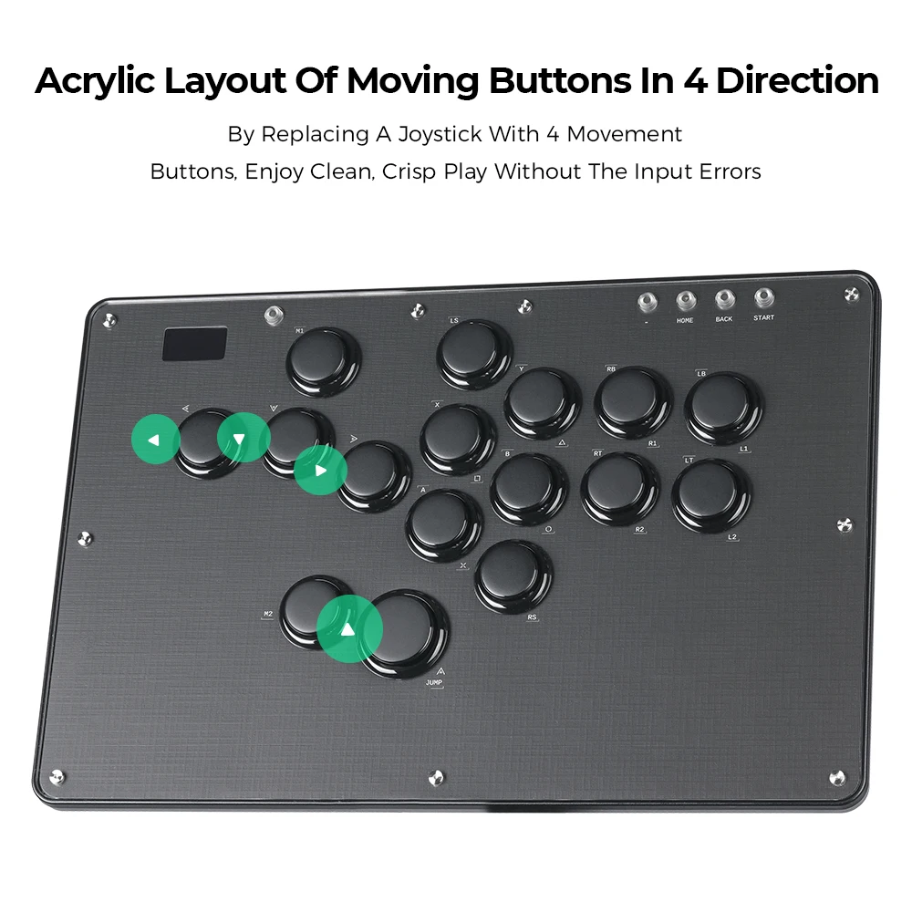 FightStick Joystick Arcade Hitbox Button Rim Leverless Controller For PC/PS4/PS5/Switch Control Arcade Stick Controller FightStick Joystick Arcade Hitbox Button Rim Leverless Controller For PC/PS4/PS5/Switch Control Arcade Stick Controller