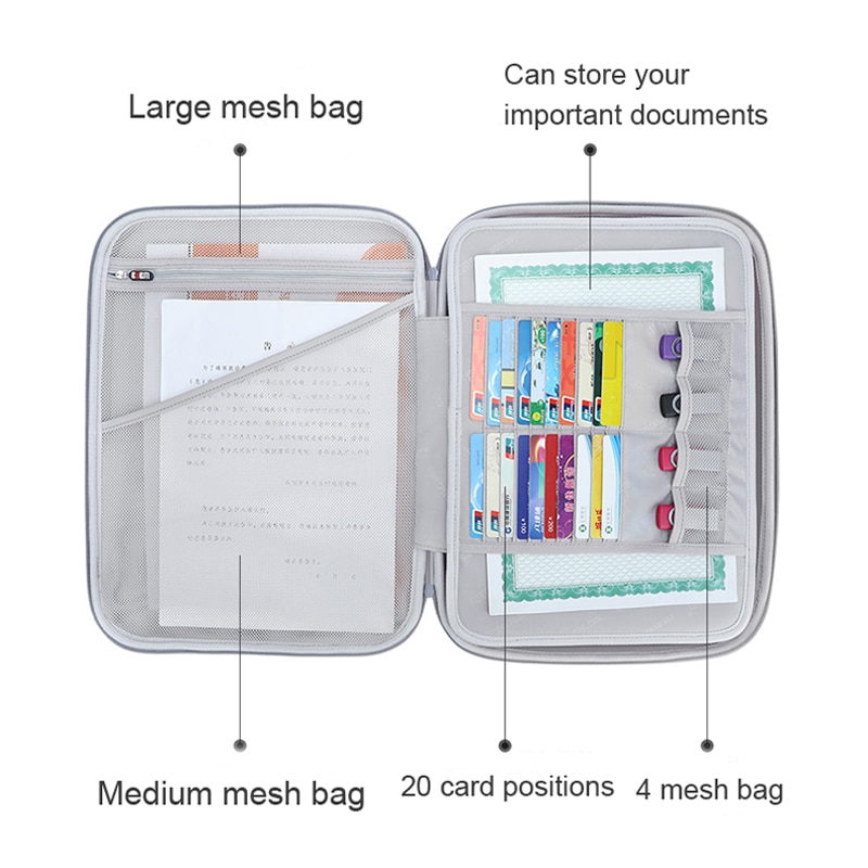 File Bag Document Organizer