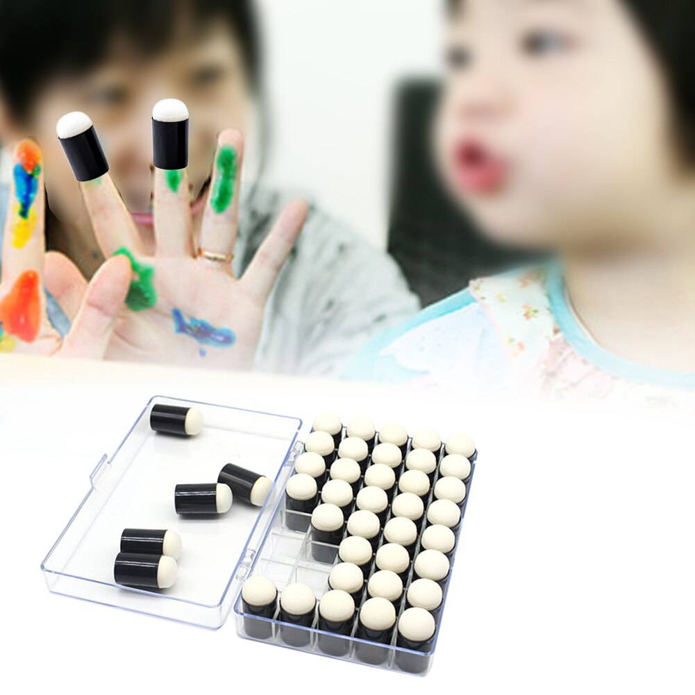 Finger Painting Sponge Daubers (40pcs)