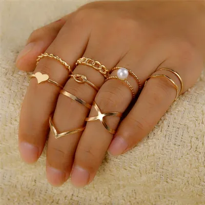 Finger Rings Set for Ladies Finger Rings Set for Ladies