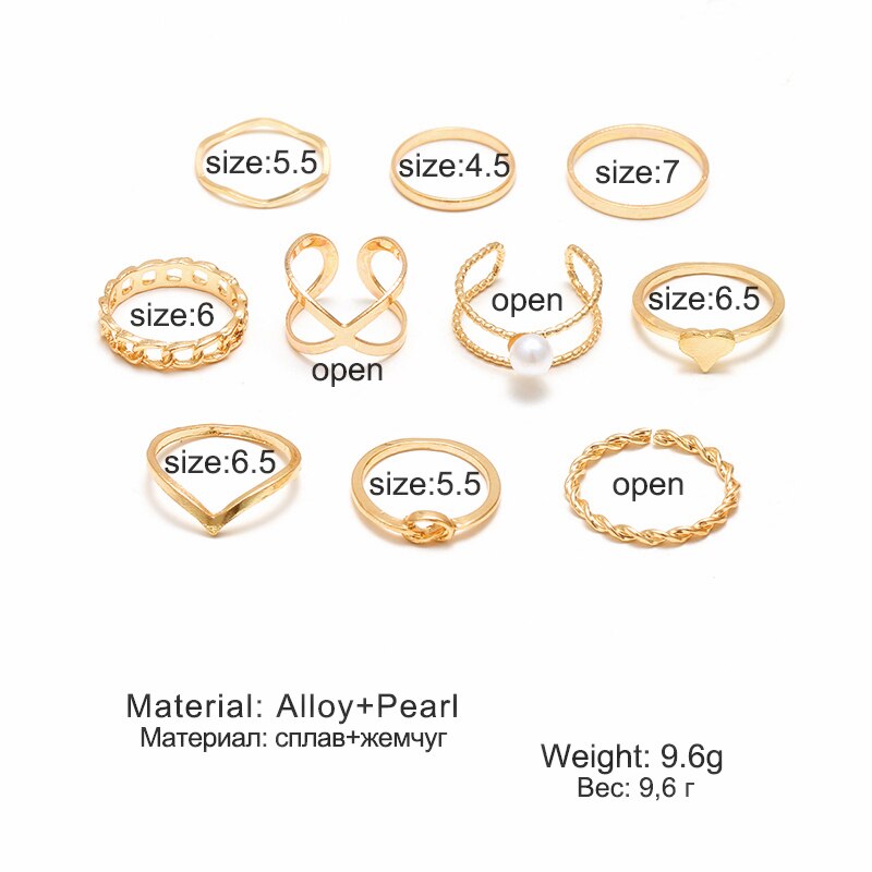 Finger Rings Set for Ladies Finger Rings Set for Ladies