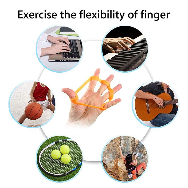 Finger Stretcher Silicone Hand Exerciser