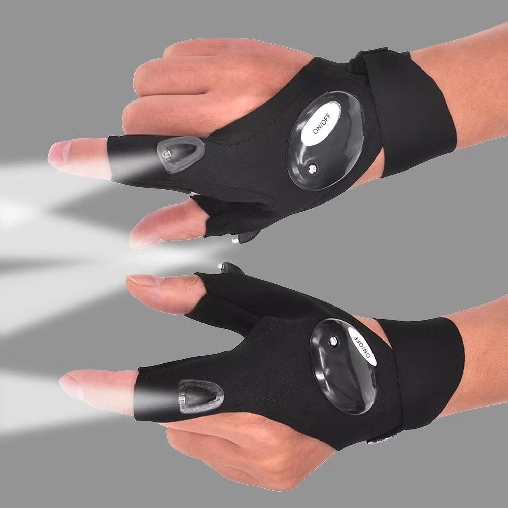Fingerless Glove LED Flashlight Waterproof Torch Fishing Camping Hiking Survival Rescue Multi Light Tool Outdoor Tool Fingerless Glove LED Flashlight Waterproof Torch Fishing Camping Hiking Survival Rescue Multi Light Tool Outdoor Tool