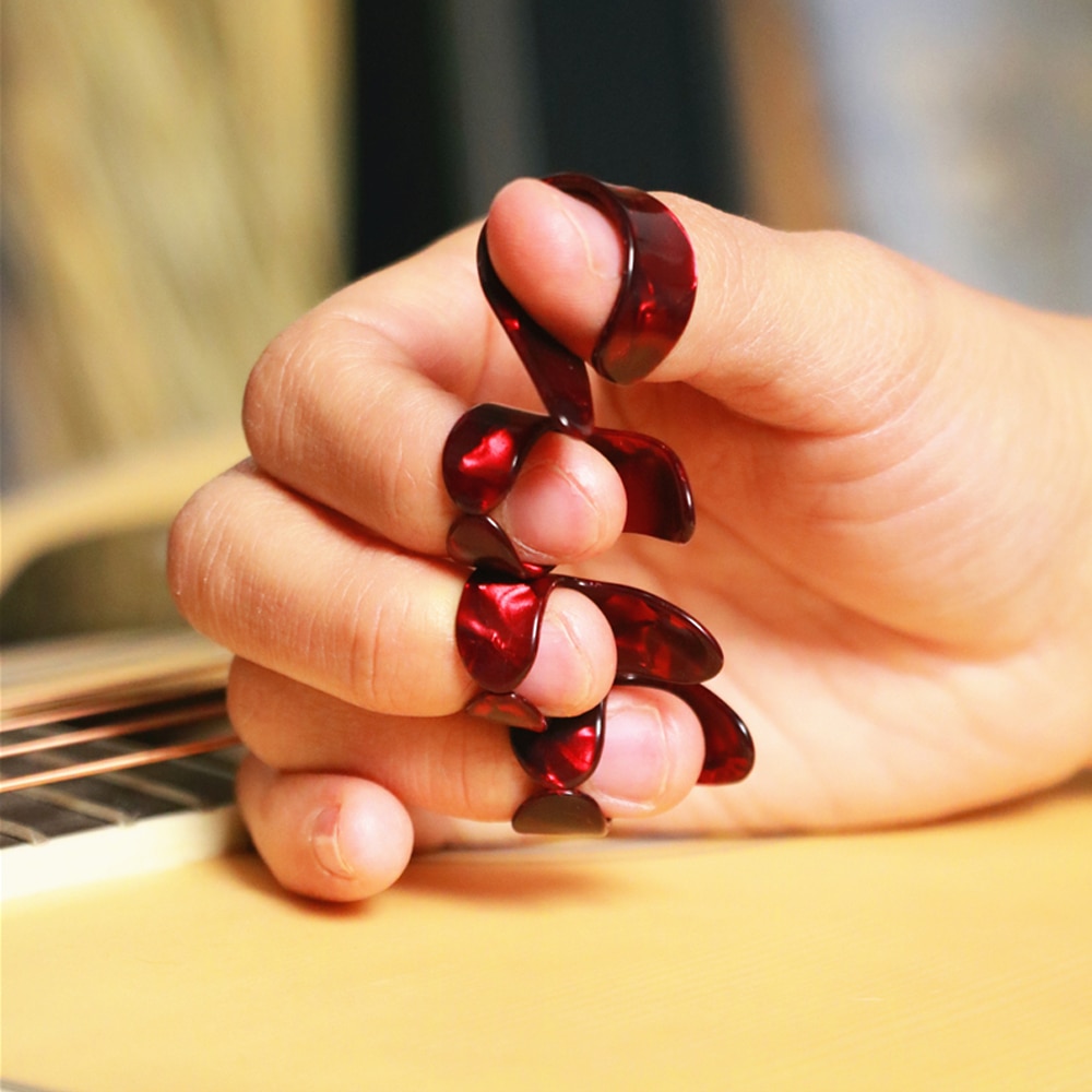 Fingerpicks for Acoustic Electric Guitar (4 PCs)