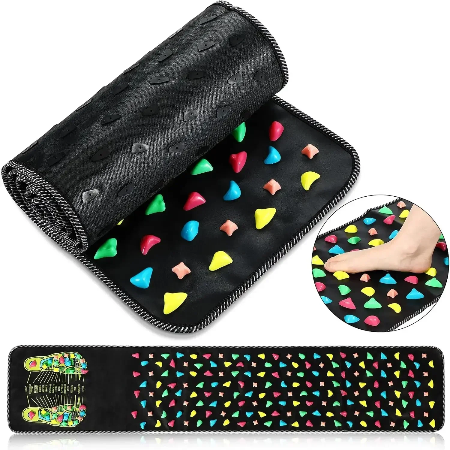 Fingerpressure Board Foot Foot Massage Pad Health Walk Foot Pressure Board Foot Massage Pad Imitation Goose Soft Stone Fingerpressure Board Foot Foot Massage Pad Health Walk Foot Pressure Board Foot Massage Pad Imitation Goose Soft Stone