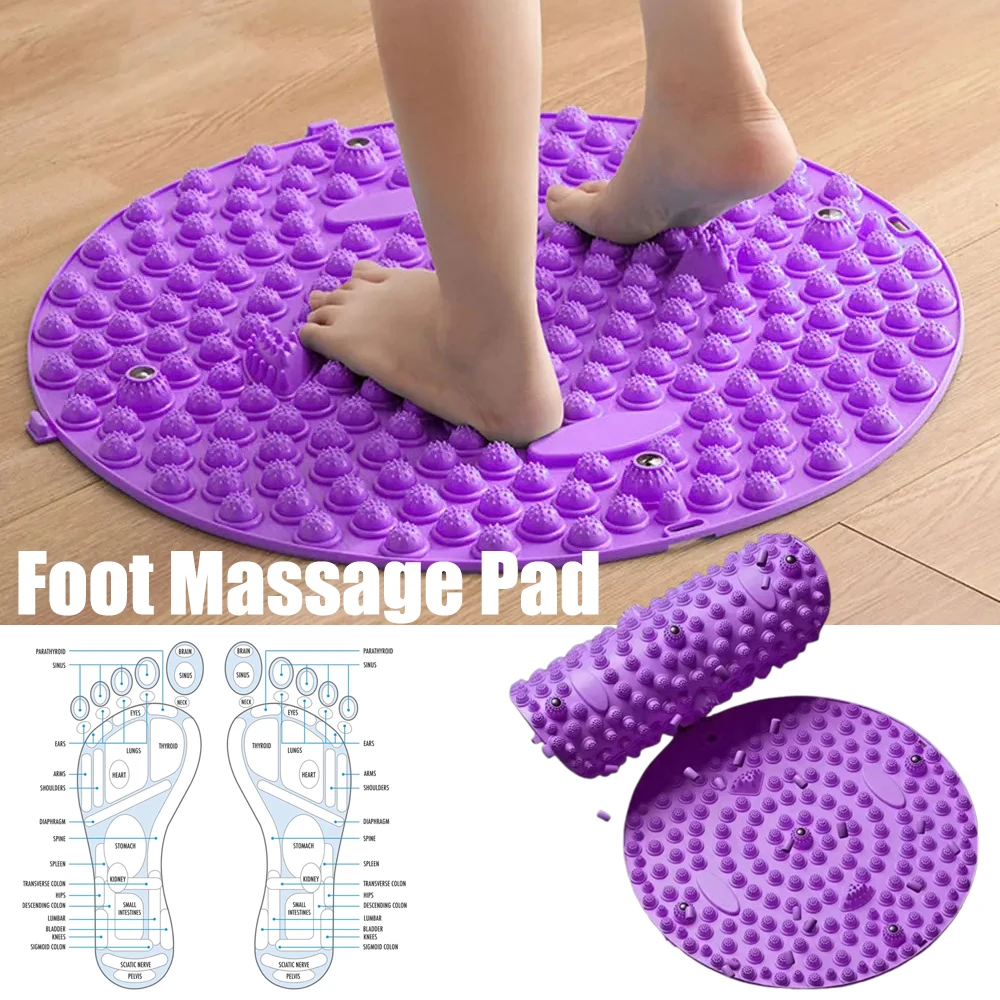 Fingerpressure Board Foot Massage Pad Health Walk Pressure Board Foot Massage Pad Foot Yoga Acupressure Mat Training