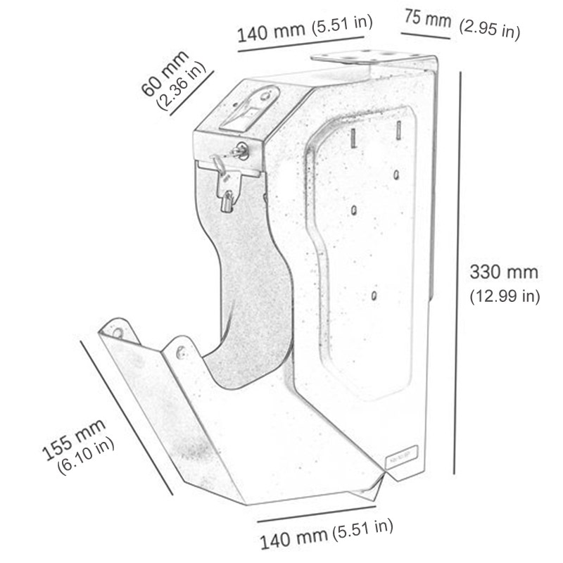 Fingerprint Biometric Handgun Safe Fingerprint Biometric Handgun Safe