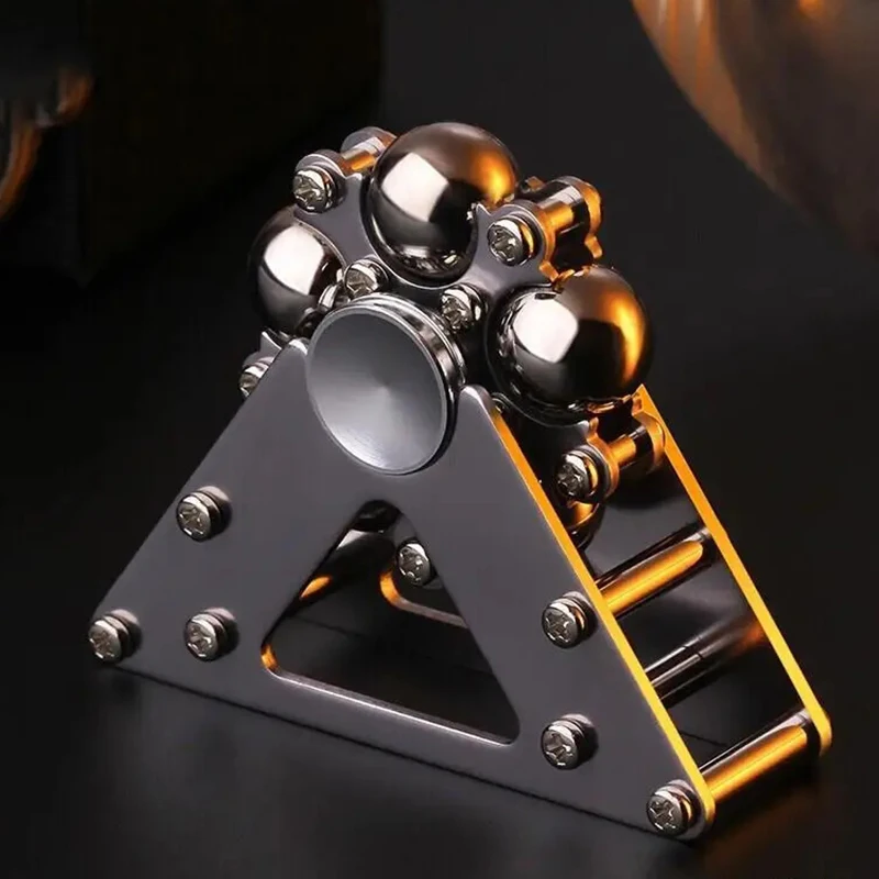Fingertip Gyroscopic Wheel Creative Metal Ornaments Adult Decompression Venting Device Advanced Mechanical Desktop
