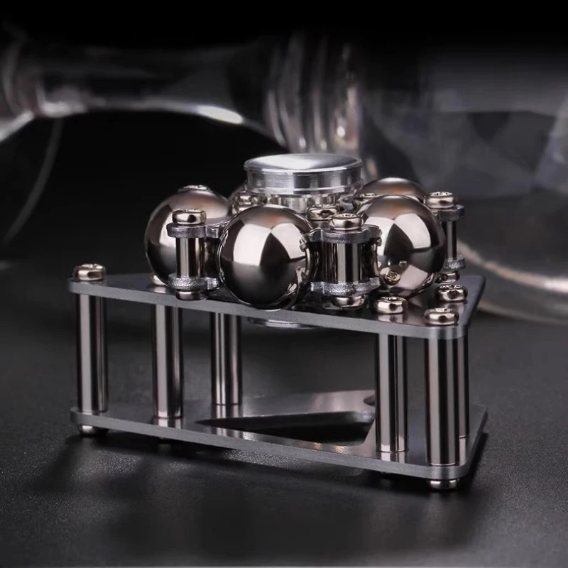 Fingertip Gyroscopic Wheel Creative Metal Ornaments Adult Decompression Venting Device Advanced Mechanical Desktop Fingertip Gyroscopic Wheel Creative Metal Ornaments Adult Decompression Venting Device Advanced Mechanical Desktop