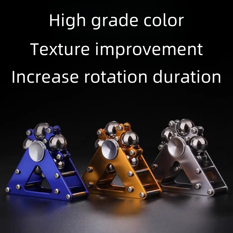 Fingertip Gyroscopic Wheel Creative Metal Ornaments Adult Decompression Venting Device Advanced Mechanical Desktop Fingertip Gyroscopic Wheel Creative Metal Ornaments Adult Decompression Venting Device Advanced Mechanical Desktop