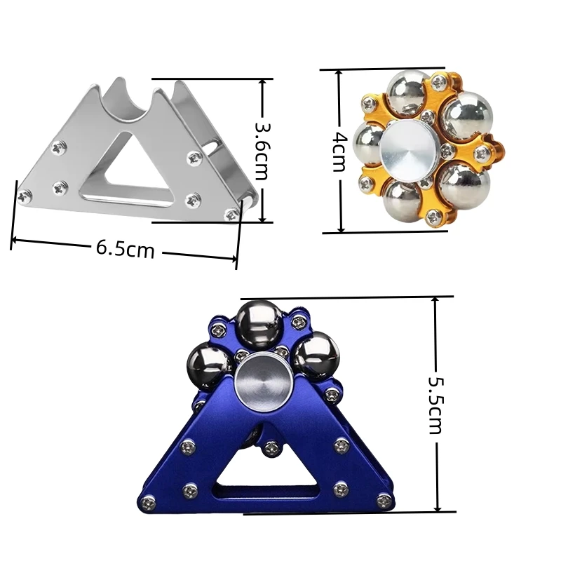 Fingertip Gyroscopic Wheel Creative Metal Ornaments Adult Decompression Venting Device Advanced Mechanical Desktop Fingertip Gyroscopic Wheel Creative Metal Ornaments Adult Decompression Venting Device Advanced Mechanical Desktop