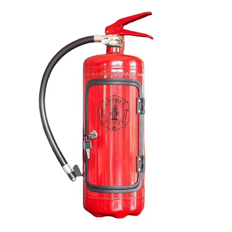 Fire Extinguisher Shape Wine Box Ornaments Mini Bar Wine Cabinet Crafts Decoration Champagne Liquor Storage Box Fire Extinguisher Shape Wine Box Ornaments Mini Bar Wine Cabinet Crafts Decoration Champagne Liquor Storage Box