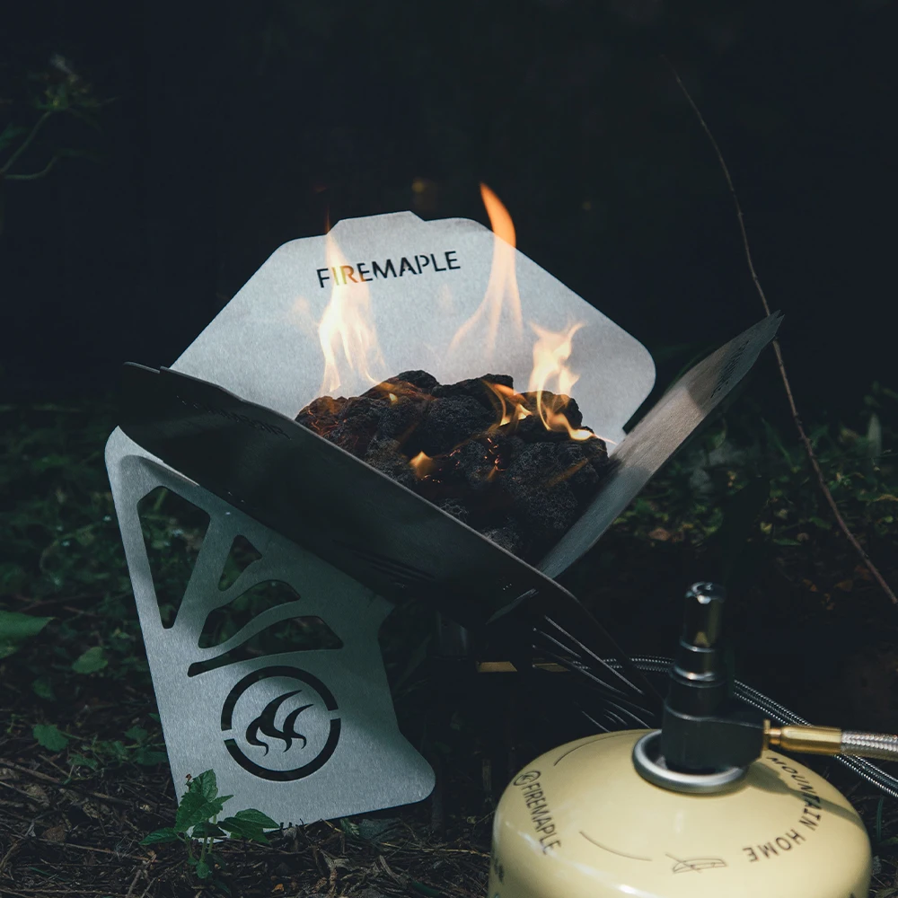 Fire-Maple Antarcti Gas Fire Pit Windproof Outdoor Mini Heater Stainless Steel Portable Foldable Firepit for Camping Fire-Maple Antarcti Gas Fire Pit Windproof Outdoor Mini Heater Stainless Steel Portable Foldable Firepit for Camping