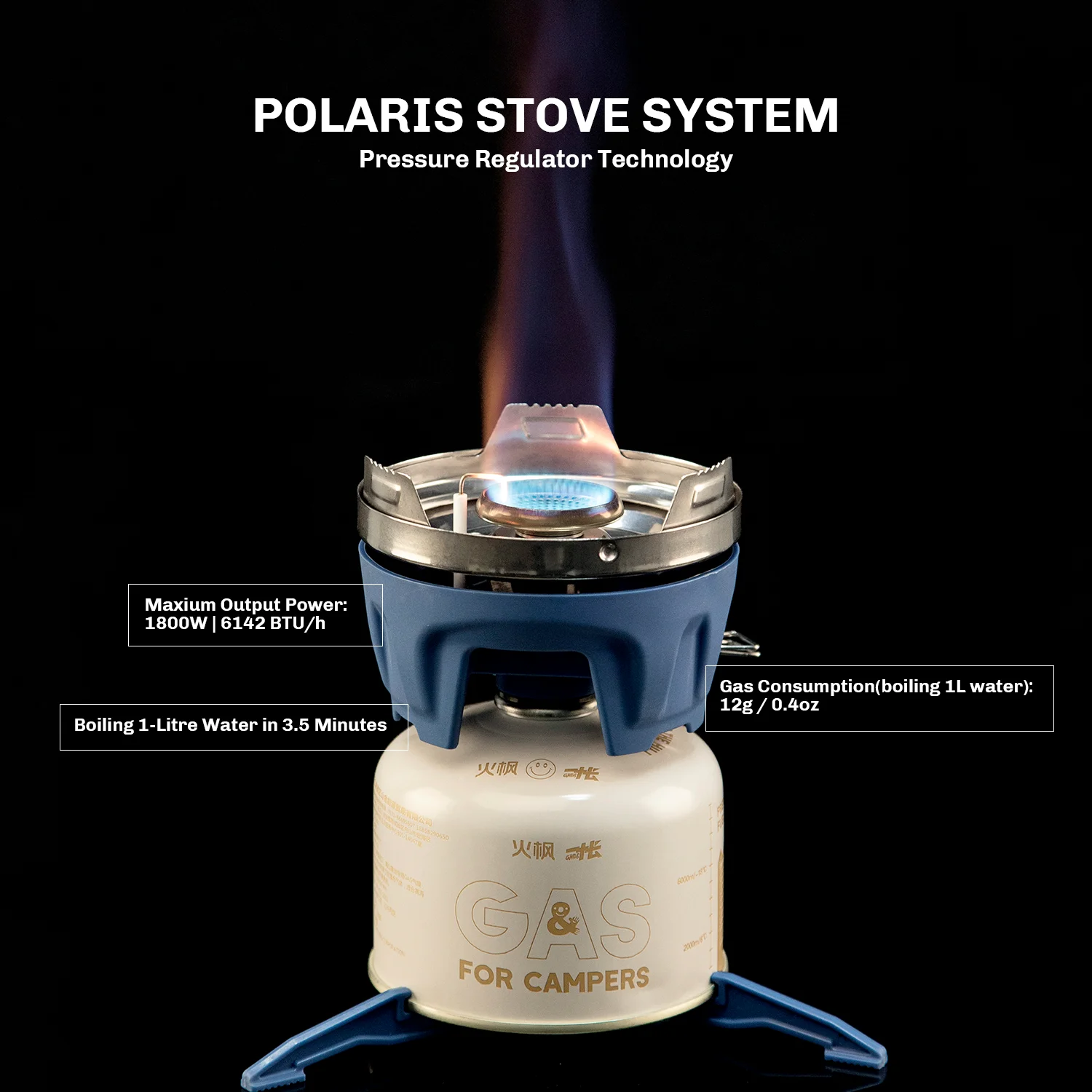 Fire Maple Polaris X5 Cooking System Portable Stove Micro Regulator Valve Electric Jet Burner Pot Camping Backpack Fire Maple Polaris X5 Cooking System Portable Stove Micro Regulator Valve Electric Jet Burner Pot Camping Backpack