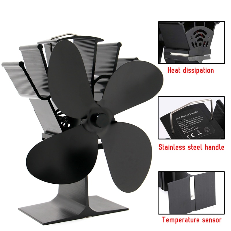 Fireplace Fan 4-Blade Heater Fireplace Fan 4-Blade Heater