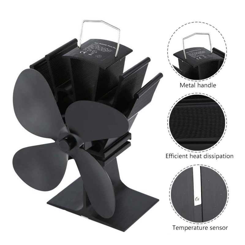 Fireplace Fan 4-Blade Heater Fireplace Fan 4-Blade Heater
