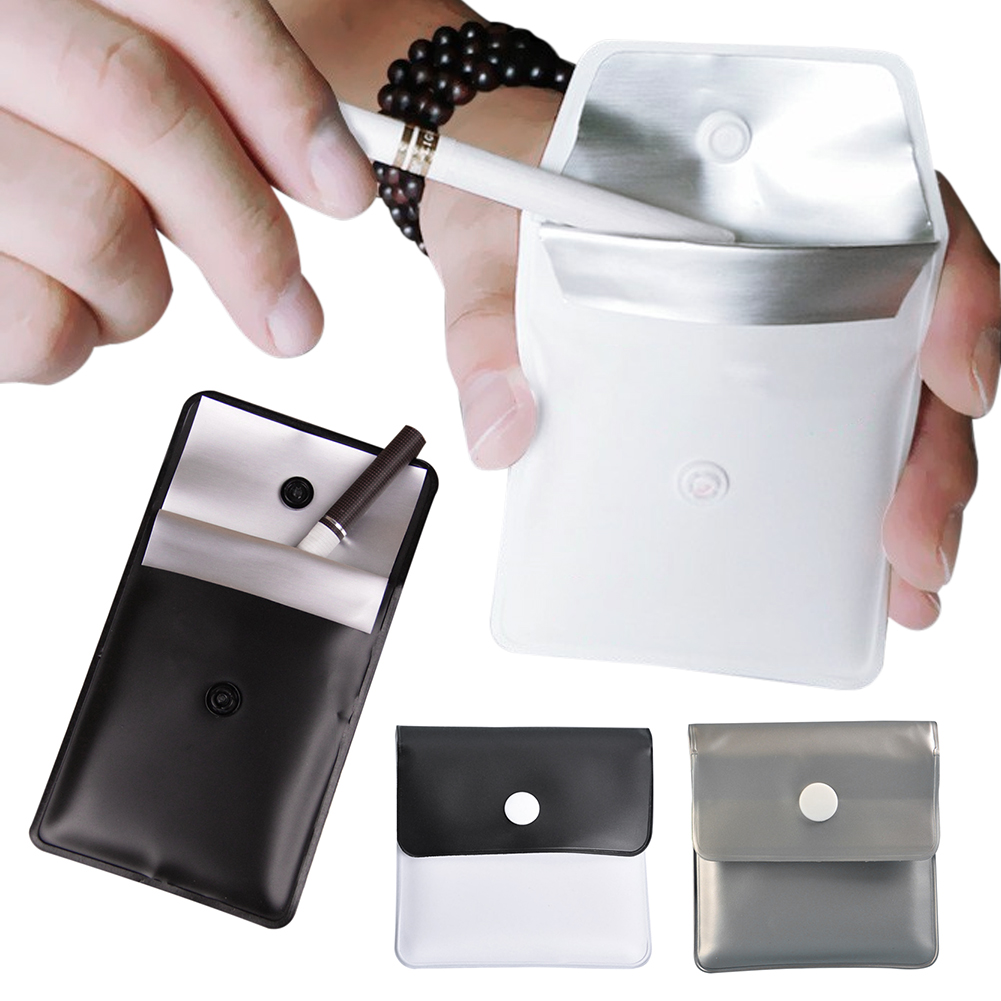 Fireproof PVC Portable Ashtray Pouch