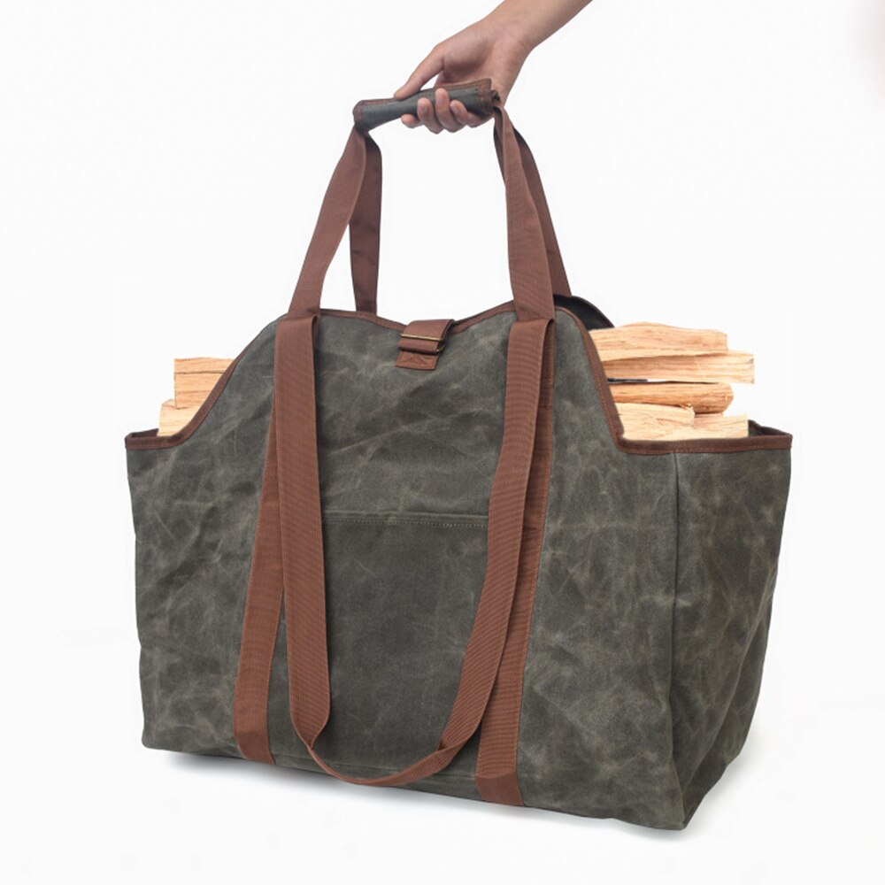 Firewood Carrier Tote Bag