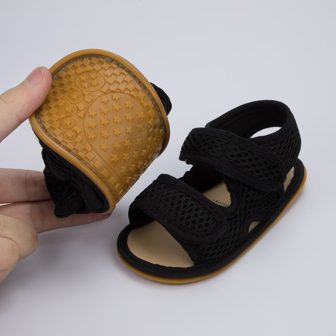 First Walker Sandals with Rubber Sole