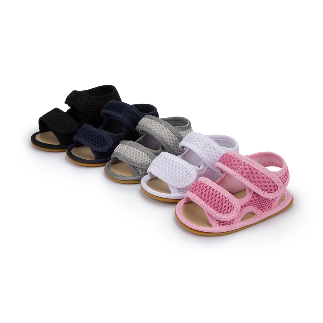 First Walker Sandals with Rubber Sole