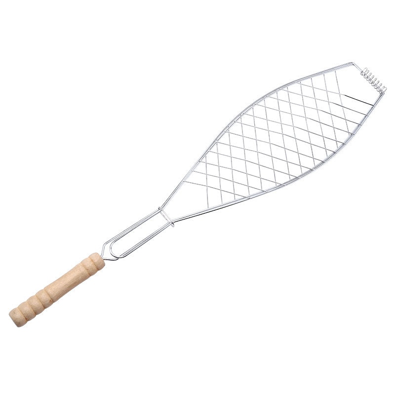 Fish Grilling Basket Metal BBQ Mesh Tool Fish Grilling Basket Metal BBQ Mesh Tool