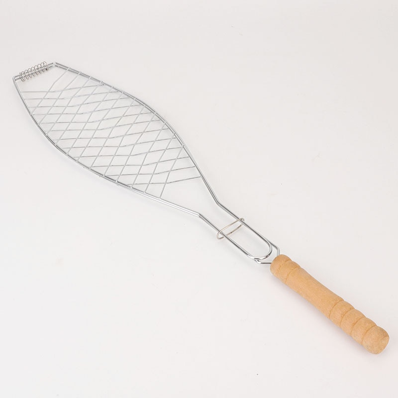 Fish Grilling Basket Metal BBQ Mesh Tool Fish Grilling Basket Metal BBQ Mesh Tool