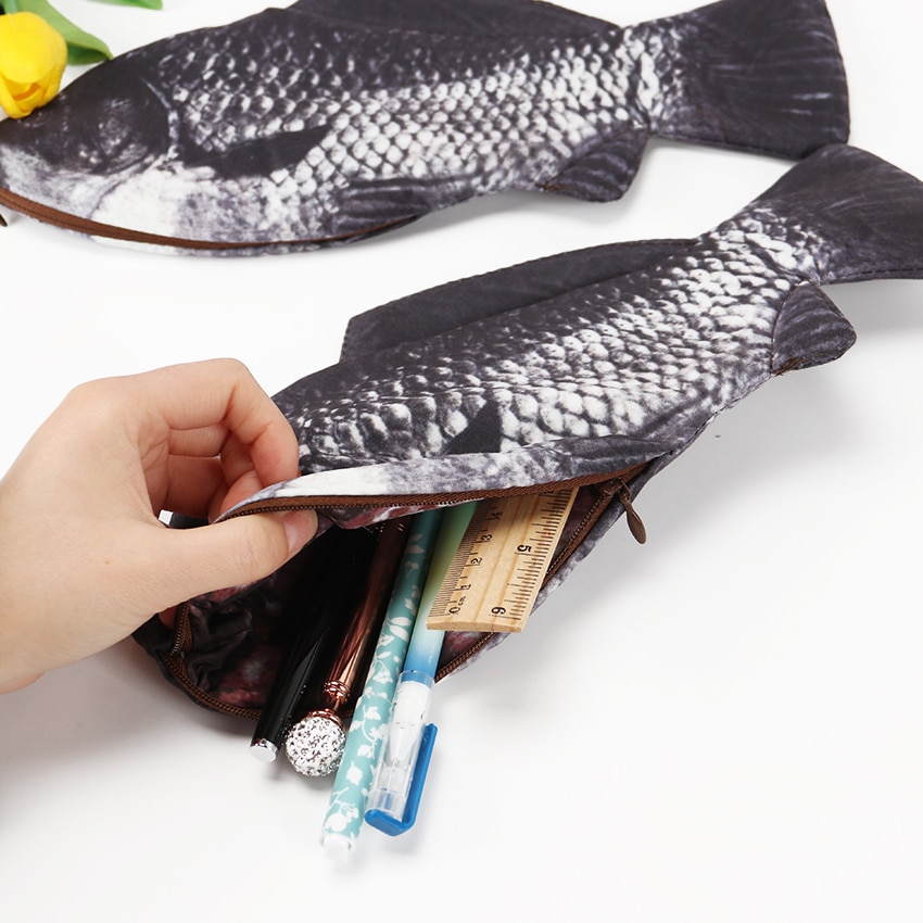 Fish Pencil Case Fun Pen Pouch