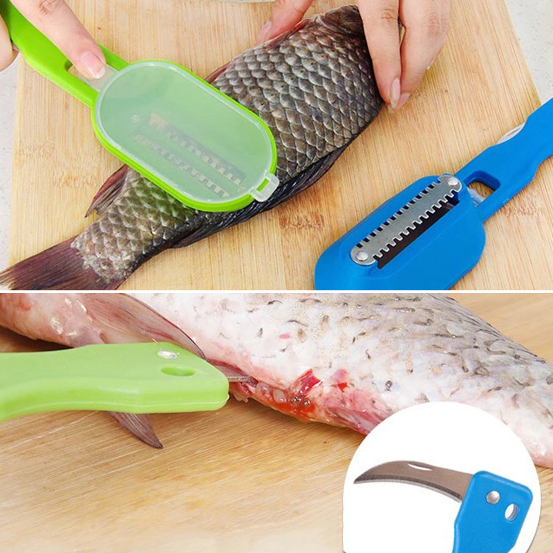 Fish Scaler With Knife Fish Scaler With Knife