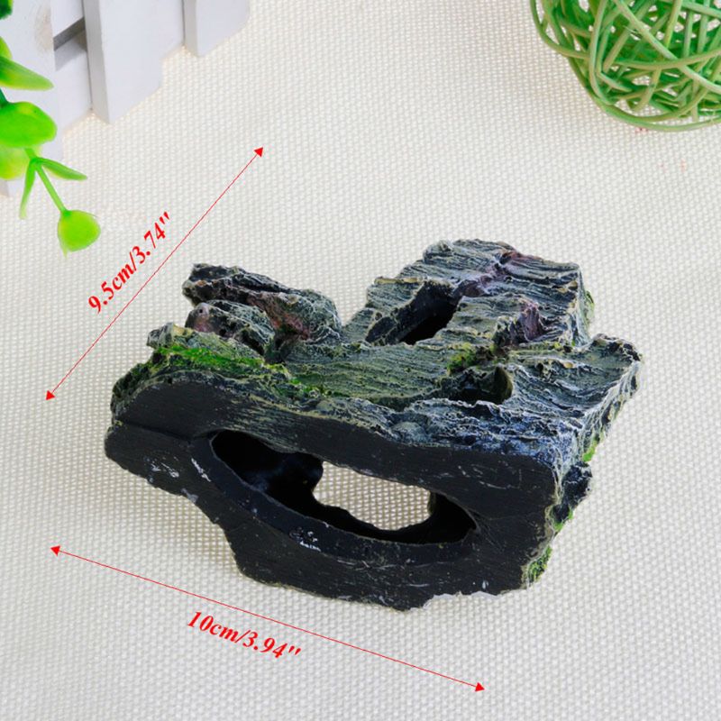 Fish Tank Cave Realistic Stone Decor
