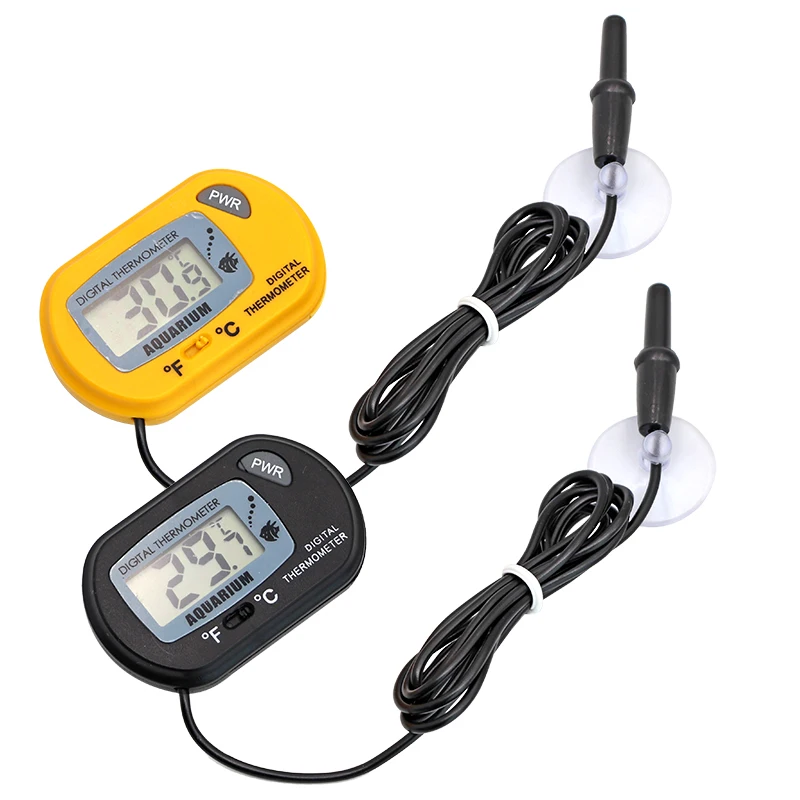 Fish Tank LCD Digital Aquarium Thermometer Temperature Water Meter Aquarium Temp Detector Fish Alarm Pet Supplies Tool Fish Tank LCD Digital Aquarium Thermometer Temperature Water Meter Aquarium Temp Detector Fish Alarm Pet Supplies Tool