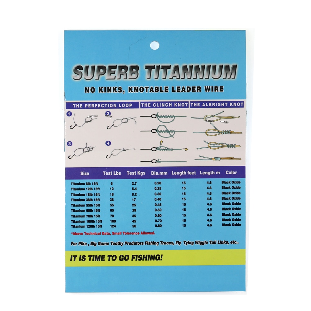 Fishing Line Leader Titanium Wire Fishing Line Leader Titanium Wire